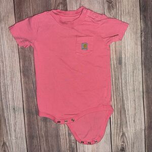 Girls Carhartt 18 Months Pink Bodysuit